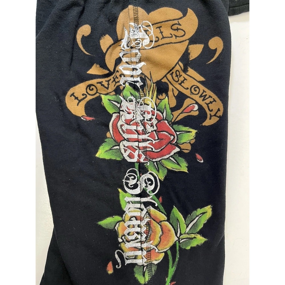 Ed Hardy Love Kills Slowly Women's Gothic Shorts, Small Classic - Picture 5 of 9